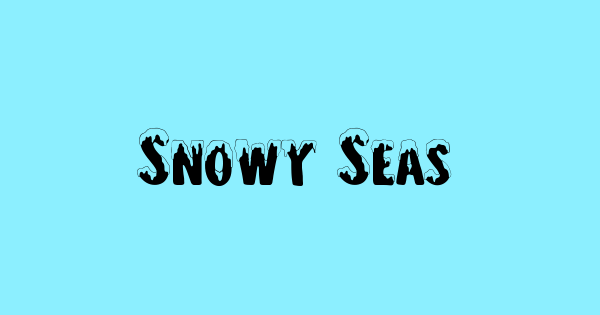 Snowy Season font thumb